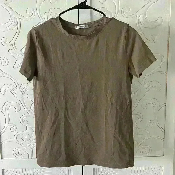 Stradivarius T-Shirt tee lot bundle of 3 Basics Stripes Solid Normcore - Picture 8 of 11